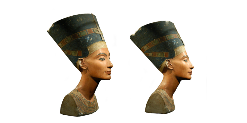 La reina Nefertiti gobernó egipto entre 1370 y 1331 a. C.