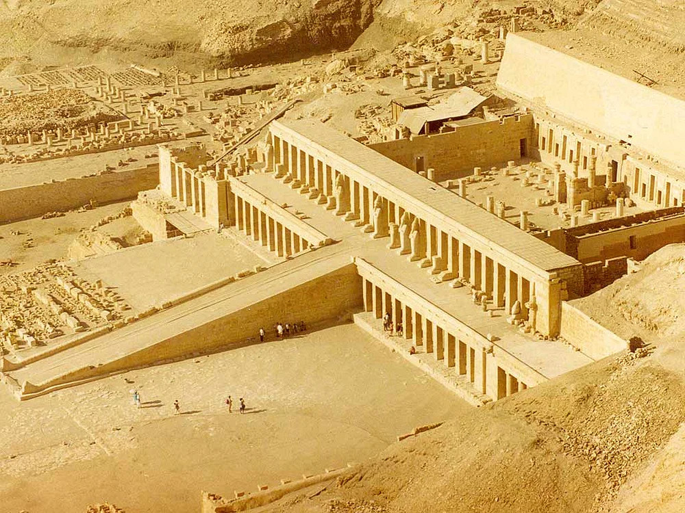 Vista aérea del templo 